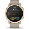 Часы GARMIN 6S PRO SOLAR LIGHT GOLD WITH LIGHT SAND BAND