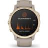 Часы GARMIN 6S PRO SOLAR LIGHT GOLD WITH LIGHT SAND BAND
