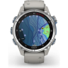 Часы GARMIN DESCENT MK3 – 43 MM STAINLESS STEEL WITH FOG GRAY SILICONE BAND