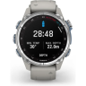 Часы GARMIN DESCENT MK3 – 43 MM STAINLESS STEEL WITH FOG GRAY SILICONE BAND