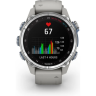 Часы GARMIN DESCENT MK3 – 43 MM STAINLESS STEEL WITH FOG GRAY SILICONE BAND