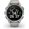 Часы GARMIN DESCENT MK3 – 43 MM STAINLESS STEEL WITH FOG GRAY SILICONE BAND