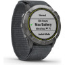 Часы GARMIN ENDURO STEEL WITH GRAY ULTRAFIT NYLON STRAP