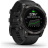 Часы GARMIN EPIX PRO (GEN 2) – SAPPHIRE EDITION CARBON GRAY DLC TITANIUM WITH BLACK BAND 47 мм