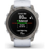 Часы GARMIN EPIX PRO (GEN 2) – SAPPHIRE EDITION TITANIUM WITH WHITESTONE BAND 51 мм