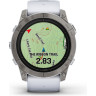 Часы GARMIN EPIX PRO (GEN 2) – SAPPHIRE EDITION TITANIUM WITH WHITESTONE BAND 51 мм