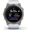 Часы GARMIN EPIX PRO (GEN 2) – SAPPHIRE EDITION TITANIUM WITH WHITESTONE BAND 51 мм