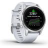 Часы GARMIN EPIX PRO (GEN 2) – STANDARD EDITION SILVER WITH WHITESTONE BAND 42 мм
