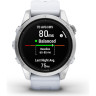 Часы GARMIN EPIX PRO (GEN 2) – STANDARD EDITION SILVER WITH WHITESTONE BAND 42 мм