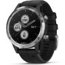 Часы GARMIN FENIX 5 Plus серебристый с черным ремешком Россия