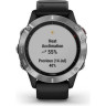 Часы GARMIN FENIX 6 BLACK SILVER WITH BLACK BAND