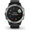Часы GARMIN FENIX 6 BLACK SILVER WITH BLACK BAND