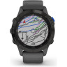 Часы GARMIN FENIX 6 PRO SOLAR BLACK WITH SLATE GRAY BAND