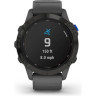 Часы GARMIN FENIX 6 PRO SOLAR BLACK WITH SLATE GRAY BAND