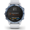 Часы GARMIN FENIX 6 PRO SOLAR MINERAL BLUE TITANIUM WITH WHITESTONE BAND