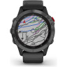 Часы GARMIN FENIX 6 PRO SOLAR SLATE GRAY WITH BLACK BAND