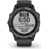 Часы GARMIN FENIX 6 PRO SOLAR SLATE GRAY WITH BLACK BAND