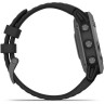 Часы GARMIN FENIX 6 PRO SOLAR SLATE GRAY WITH BLACK BAND