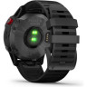Часы GARMIN FENIX 6 PRO SOLAR SLATE GRAY WITH BLACK BAND
