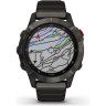 Часы GARMIN FENIX 6 PRO SOLAR TITANIUM CARBON GRAY DLC WITH TITANIUM DLC BAND