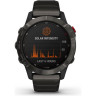 Часы GARMIN FENIX 6 PRO SOLAR TITANIUM CARBON GRAY DLC WITH TITANIUM DLC BAND