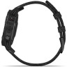 Часы GARMIN FENIX 6 SAPPHIRE BLACK DLC WITH HEATHERED BLACK NYLON BAND