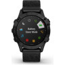 Часы GARMIN FENIX 6 SAPPHIRE BLACK DLC WITH HEATHERED BLACK NYLON BAND