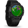 Часы GARMIN FENIX 6 SAPPHIRE BLACK DLC WITH HEATHERED BLACK NYLON BAND