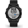 Часы GARMIN FENIX 6 SAPPHIRE BLACK DLC WITH HEATHERED BLACK NYLON BAND