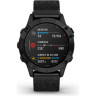 Часы GARMIN FENIX 6 SAPPHIRE BLACK DLC WITH HEATHERED BLACK NYLON BAND