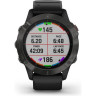 Часы GARMIN FENIX 6 SAPPHIRE CARBON GRAY DLC WITH BLACK BAND