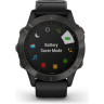 Часы GARMIN FENIX 6 SAPPHIRE CARBON GRAY DLC WITH BLACK BAND