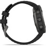 Часы GARMIN FENIX 6 SAPPHIRE CARBON GRAY DLC WITH BLACK BAND