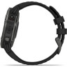 Часы GARMIN FENIX 6 SAPPHIRE CARBON GRAY DLC WITH BLACK BAND
