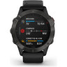 Часы GARMIN FENIX 6 SAPPHIRE CARBON GRAY DLC WITH BLACK BAND