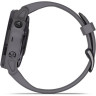 Часы GARMIN FENIX 6S PRO SOLAR AMETHYST STEEL WITH SHALE GRAY BAND
