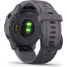 Часы GARMIN FENIX 6S PRO SOLAR AMETHYST STEEL WITH SHALE GRAY BAND