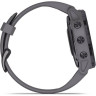 Часы GARMIN FENIX 6S PRO SOLAR AMETHYST STEEL WITH SHALE GRAY BAND