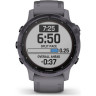 Часы GARMIN FENIX 6S PRO SOLAR AMETHYST STEEL WITH SHALE GRAY BAND