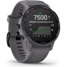Часы GARMIN FENIX 6S PRO SOLAR AMETHYST STEEL WITH SHALE GRAY BAND