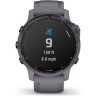 Часы GARMIN FENIX 6S PRO SOLAR AMETHYST STEEL WITH SHALE GRAY BAND