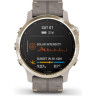 Часы GARMIN FENIX 6S PRO SOLAR LIGHT GOLD WITH SHALE GREY SUEDE BAND