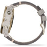 Часы GARMIN FENIX 6S PRO SOLAR LIGHT GOLD WITH SHALE GREY SUEDE BAND