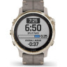 Часы GARMIN FENIX 6S PRO SOLAR LIGHT GOLD WITH SHALE GREY SUEDE BAND