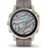Часы GARMIN FENIX 6S PRO SOLAR LIGHT GOLD WITH SHALE GREY SUEDE BAND