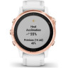 Часы GARMIN FENIX 6S PRO WHITE ROSE GOLD WITH WHITE BAND