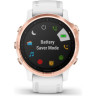 Часы GARMIN FENIX 6S PRO WHITE ROSE GOLD WITH WHITE BAND