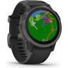 Часы GARMIN FENIX 6S SAPPHIRE CARBON GRAY DLC WITH BLACK BAND
