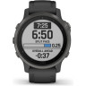 Часы GARMIN FENIX 6S SAPPHIRE CARBON GRAY DLC WITH BLACK BAND