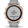 Часы GARMIN FENIX 6S SAPPHIRE GRAY ROSE GOLD WITH GRAY BAND